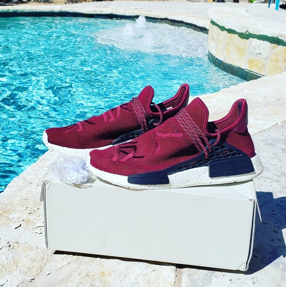 Human Race Adidas Burgandy